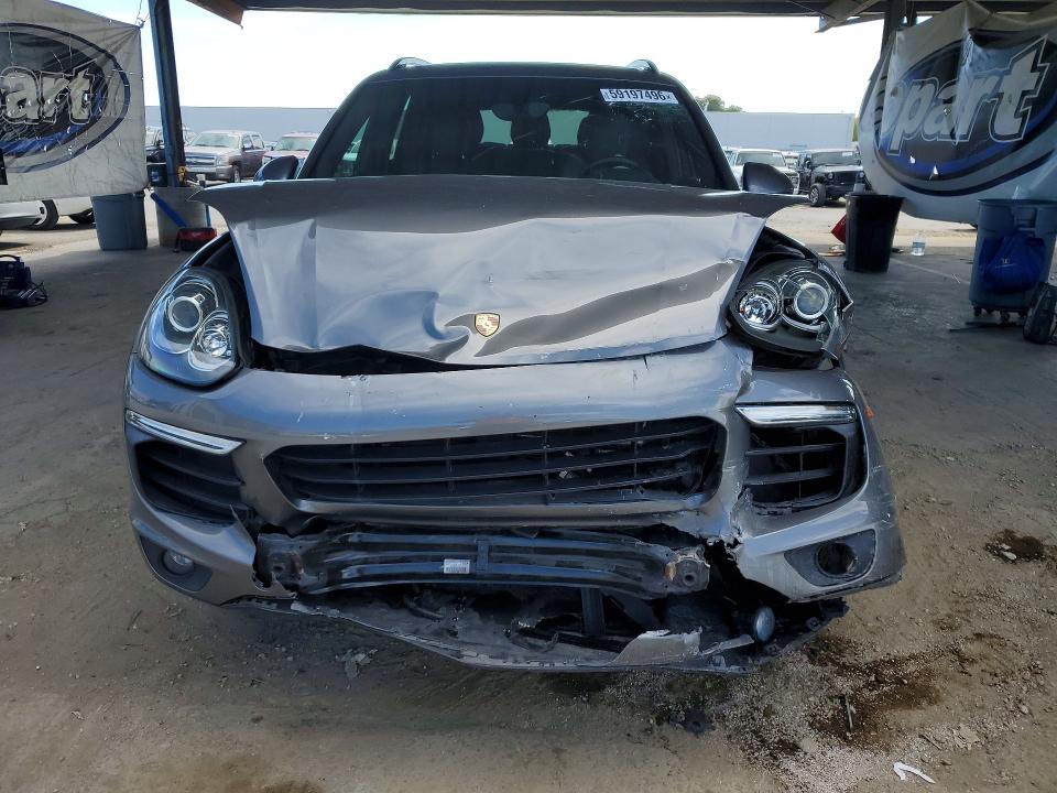 2018 Porsche Cayenne VIN WP1AA2A25JKA04742 COPART salvage auction — FRONT END, Ca - Salvage Certificate, sold $2,750 on 2026-08-18 (photo 5)