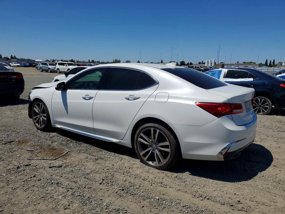 2020 Acura Tlx VIN 19UUB2F45LA005566 COPART salvage auction — FRONT END, Ca - Salvage Certificate, sold $1,100 on 2026-07-09 (photo 2)