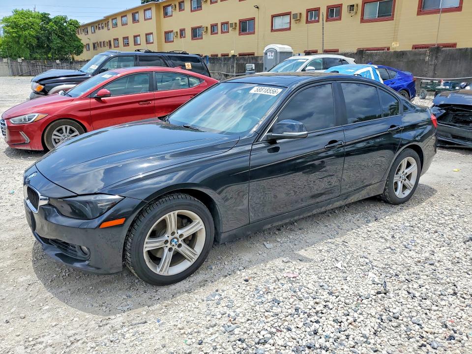 2013 BMW 3 series VIN WBA3B5C59DJ599182 COPART salvage auction — MINOR DENT/SCRATCHES, FL - CERT OF TITLE-FLOOD DAMAGED, sold $1,000 on 2026-07-17 (photo 1)