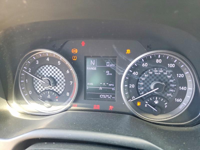 2019 Hyundai Elantra VIN KMHD74LFXKU756043 COPART salvage auction — FRONT END, MD - CERT OF SALVAGE > 75% DAMAGE, sold $1,200 on 2026-07-28 (photo 9)