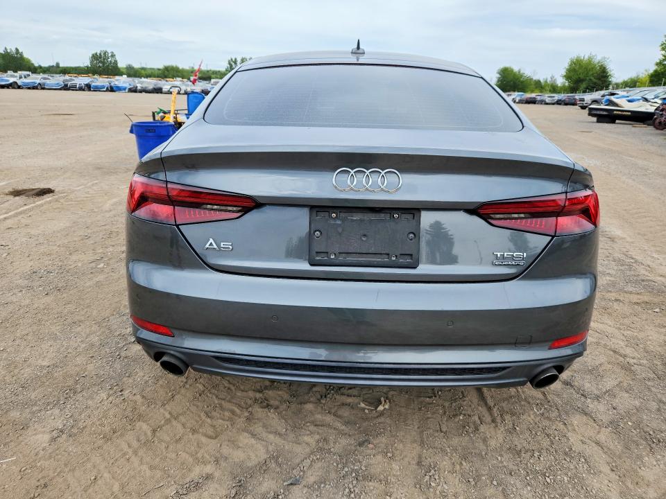 2018 Audi A5 VIN WAUFNCF57JA075772 COPART salvage auction — SIDE, On - Permit No Brand - Unfit, sold $8,500 on 2026-07-14 (photo 6)