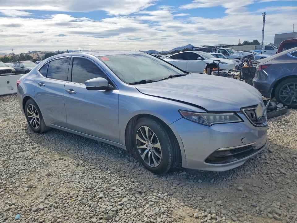 2016 Acura Tlx VIN 19UUB1F36GA012307 COPART salvage auction — FRONT END, Ca - Salvage Certificate, sold $3,600 on 2026-07-09 (photo 4)