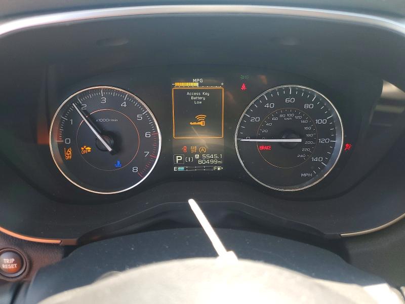 2021 Subaru VIN JF2GTHNC3MH377938 COPART salvage auction — FRONT END, Ca - Salvage Certificate, sold $6,200 on 2026-07-20 (photo 9)