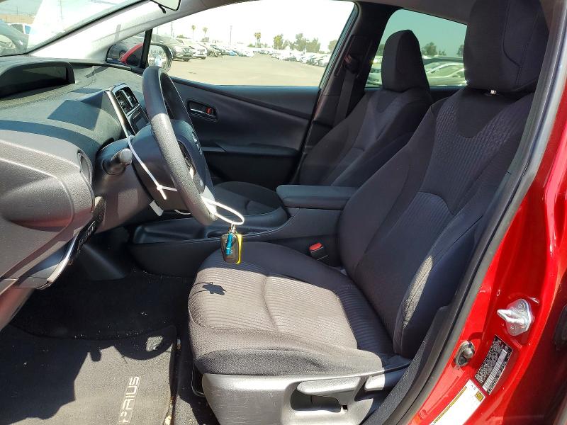 2017 Toyota Prius VIN JTDKBRFU1H3052992 COPART salvage auction — FRONT END, Ca - Salvage Certificate, sold $3,900 on 2026-07-27 (photo 7)