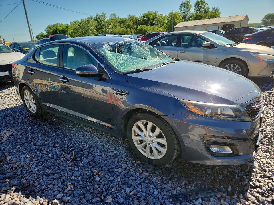 2015 Kia Optima VIN 5XXGM4A72FG475386 COPART salvage auction — HAIL, Il - Salvage Certificate, sold $1,100 on 2026-07-20 (photo 4)