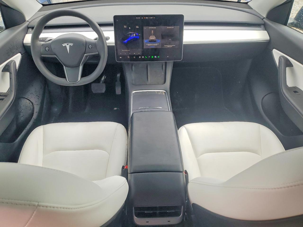 2022 Tesla Model Y VIN 7SAYGAEE9NF486456 COPART salvage auction — Rear End, OH - CERT OF TITLE-SALVAGE, sold $13,000 on 2026-06-26 (photo 8)