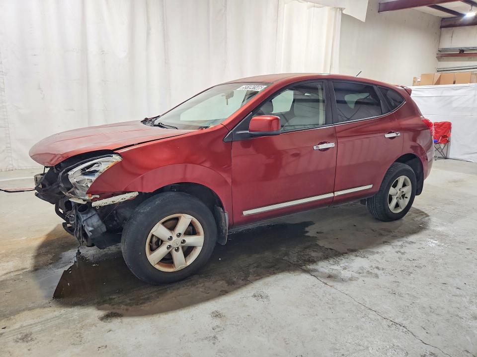 2013 Nissan Rogue sport VIN JN8AS5MT6DW553243 COPART salvage auction — FRONT END, Ga - Certificate Of Title, sold $300 on 2026-07-09 (photo 1)