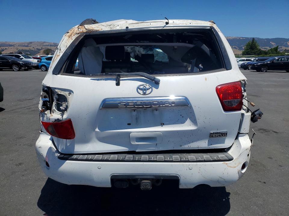 2013 Toyota Sequoia VIN 5TDKY5G1XDS047536 COPART salvage auction — ROLLOVER, CA - NON-REPAIRABLE VEHICLE CERT, sold $1,550 on 2026-07-16 (photo 6)