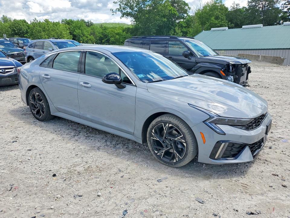 2025 Kia K5 VIN KNAG64J77S5298596 COPART salvage auction — FRONT END, Ma - Cert Of Title-Salvage, sold $9,000 on 2026-07-08 (photo 4)