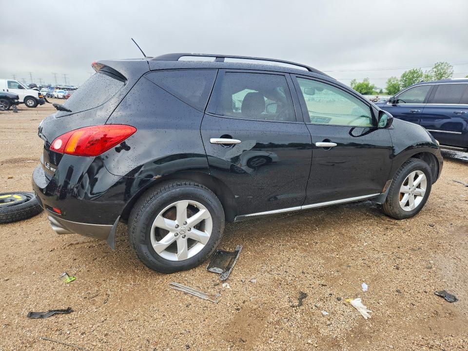2009 Nissan Murano VIN JN8AZ18WX9W152746 COPART salvage auction — SIDE, IL - SALVAGE CERTIFICATE, sold $350 on 2026-07-16 (photo 3)