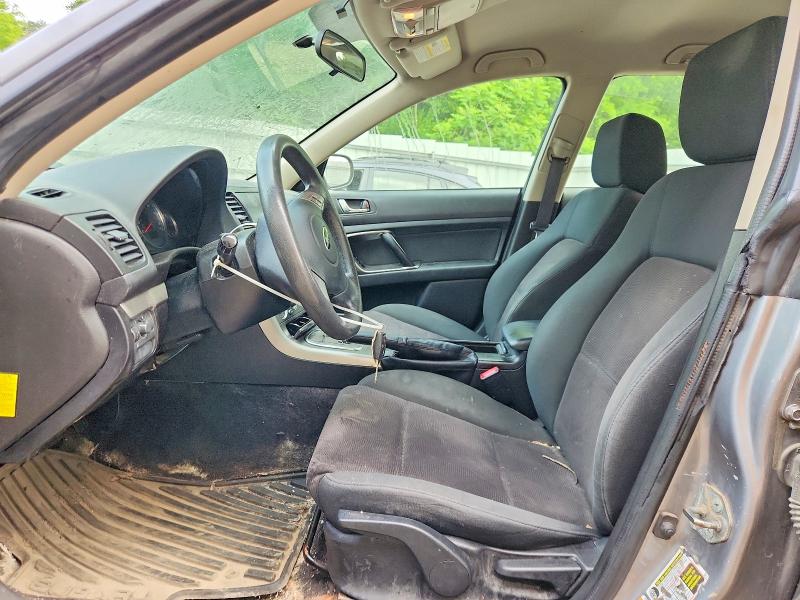 2008 Subaru LEGACY VIN 4S4BP60C387340078 COPART salvage auction — REAR END, Vt - Cert Of Title-Salvage Vehicle, sold $200 on 2026-07-06 (photo 7)