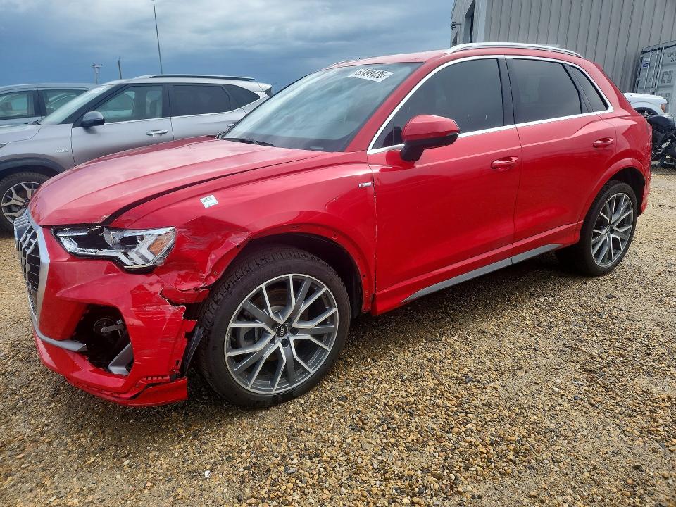 2021 Audi VIN WA1FECF35M1081781 COPART salvage auction — FRONT END, Ab - Bos - Salvage, sold $16,200 on 2026-07-09 (photo 1)