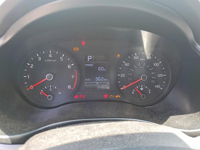 2022 Kia Rio VIN 3KPA24ADXNE509826 COPART salvage auction — FRONT END, Ca - App For Dup Clean Or Ac, sold $975 on 2026-07-09 (photo 9)