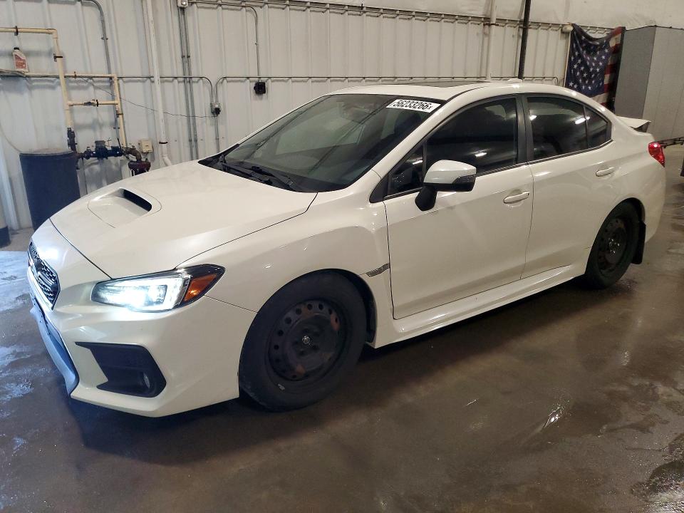 2021 Subaru Wrx VIN JF1VA1P62M8824436 COPART salvage auction — REAR END, Mn - Cert Of Title-Salvage, sold $6,800 on 2026-07-13 (photo 1)