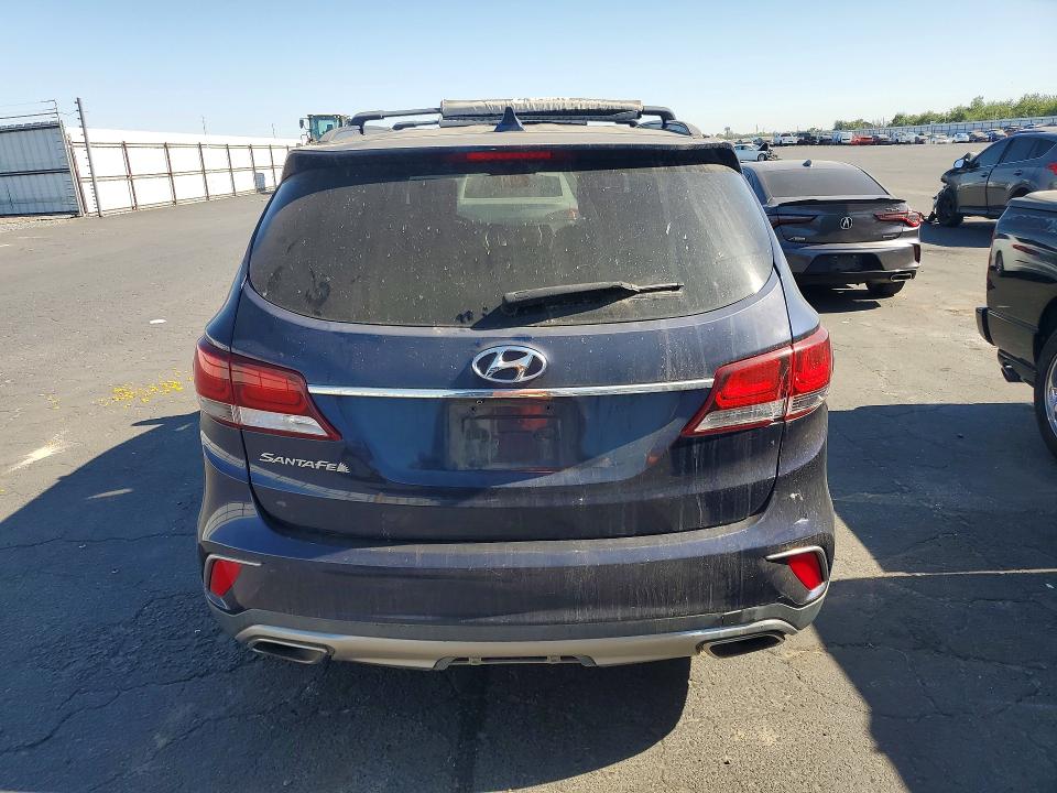 2017 Hyundai Santa fe VIN KM8SN4HF4HU190220 COPART salvage auction — MINOR DENT/SCRATCHES, Ca - Dis/Dlr/Exp Only Clean Title, sold $1,450 on 2026-07-30 (photo 6)