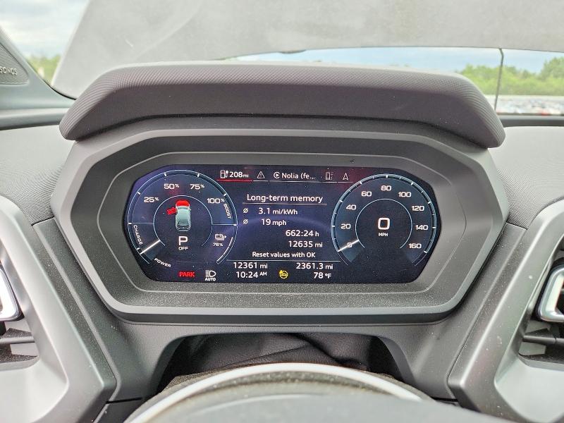 2023 Audi VIN WA1M2BFZ6PP063239 COPART salvage auction — FRONT END, Nj - Cert Of Title-Salvage, sold $16,300 on 2026-07-24 (photo 9)