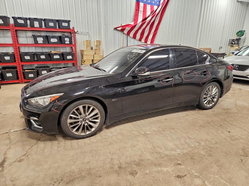 2019 Infiniti Q50 VIN JN1EV7AR6KM552968 COPART salvage auction — SIDE, Mn - Cert Of Title-Salvage, sold $350 on 2026-07-21 (photo 1)