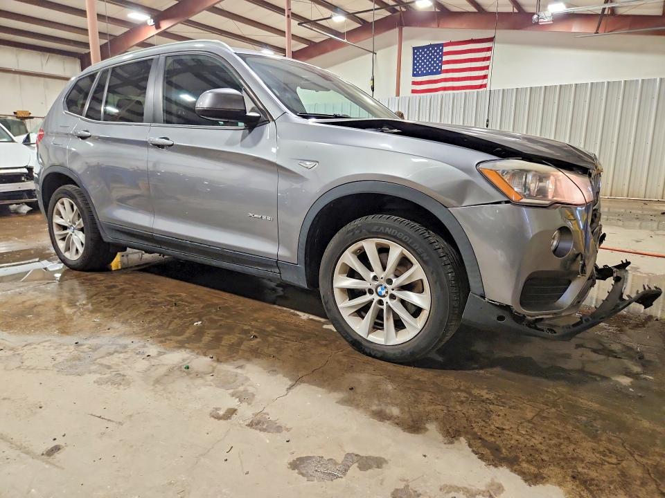 2016 BMW X3 VIN 5UXWX9C56G0D88770 COPART salvage auction — FRONT END, Pa - Certificate Of Salvage, sold $1,200 on 2026-07-17 (photo 4)