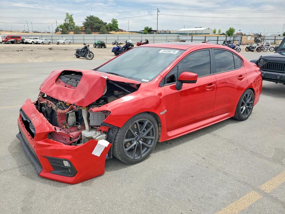 2018 Subaru Wrx VIN JF1VA1C60J9834345 COPART salvage auction — FRONT END, ID - SALVAGE CERTIFICATE OF TITLE, sold $2,550 on 2026-07-30 (photo 1)
