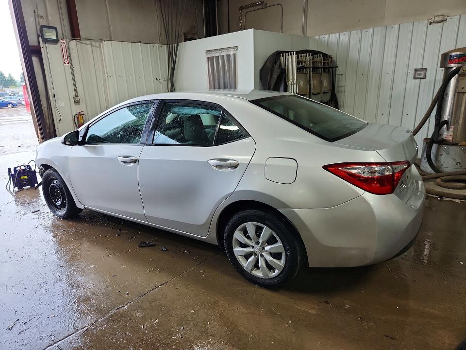 2015 Toyota Corolla VIN 5YFBURHE0FP246580 COPART salvage auction — FRONT END, IL - SALVAGE CERTIFICATE, sold $775 on 2026-07-28 (photo 2)