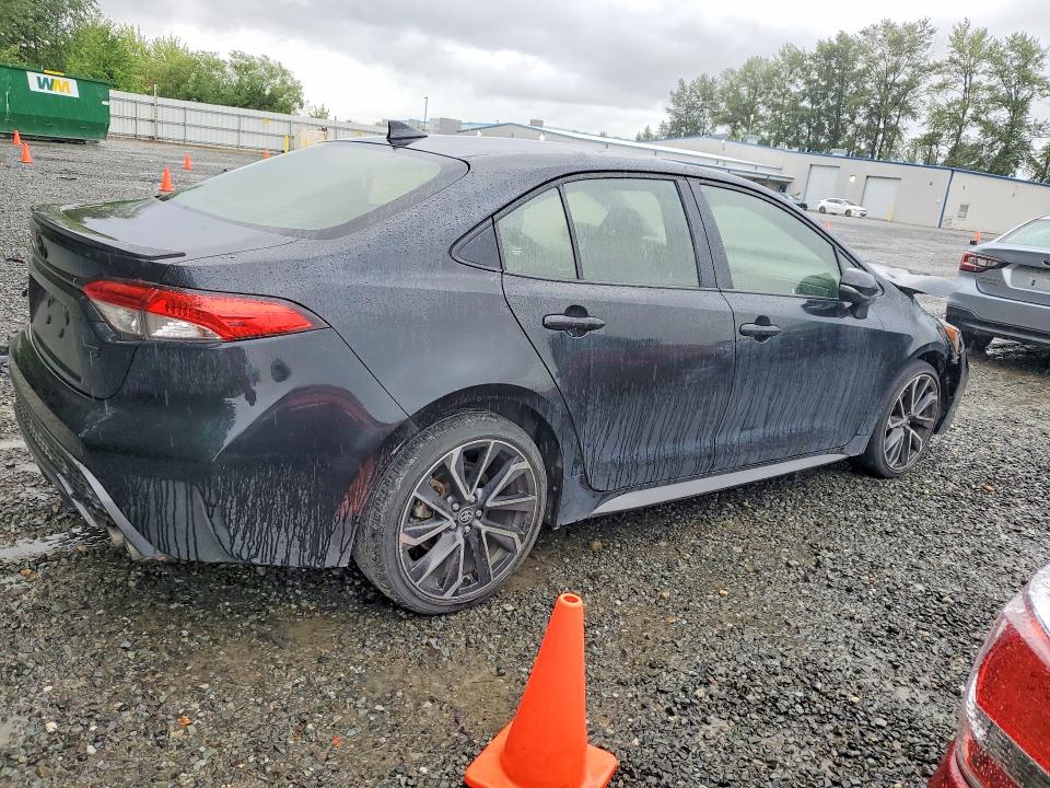 2022 Toyota Corolla VIN JTDS4MCE0NJ088366 COPART salvage auction — FRONT END, Wa - Bill Of Sale, sold $5,300 on 2026-07-06 (photo 3)