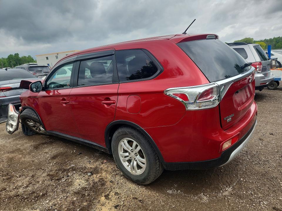 2015 Mitsubishi Outlander VIN JA4AZ2A3XFZ601915 COPART salvage auction — FRONT END, On - Permit Salvage, sold $200 on 2026-07-14 (photo 2)