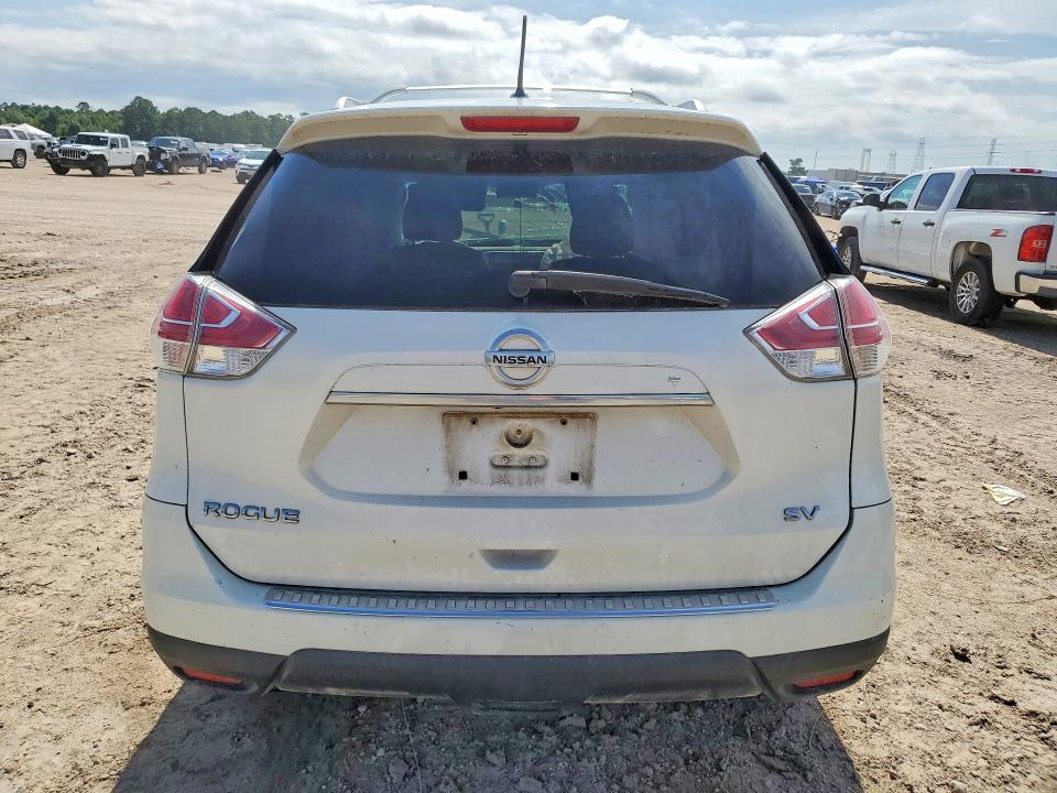 2015 Nissan Rogue VIN KNMAT2MT6FP540027 COPART salvage auction — FRONT END, Tx - Salvage Vehicle Title, sold $700 on 2026-07-31 (photo 6)