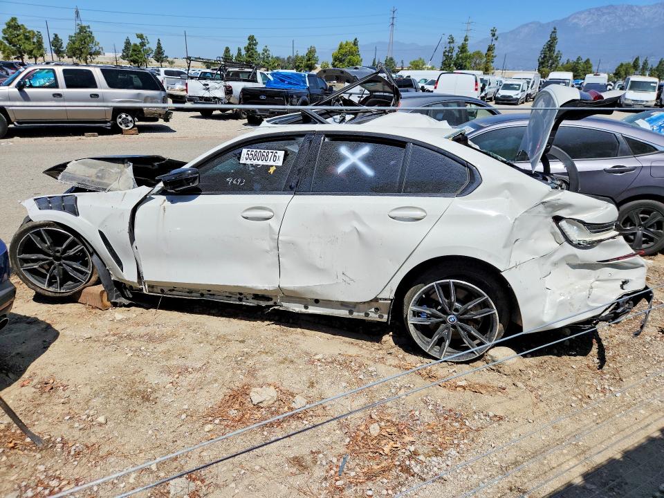 2020 BMW M340i VIN WBA5U7C03LFH04693 COPART salvage auction — ALL OVER, Ca - Salvage Certificate, sold $1,600 on 2026-07-28 (photo 2)