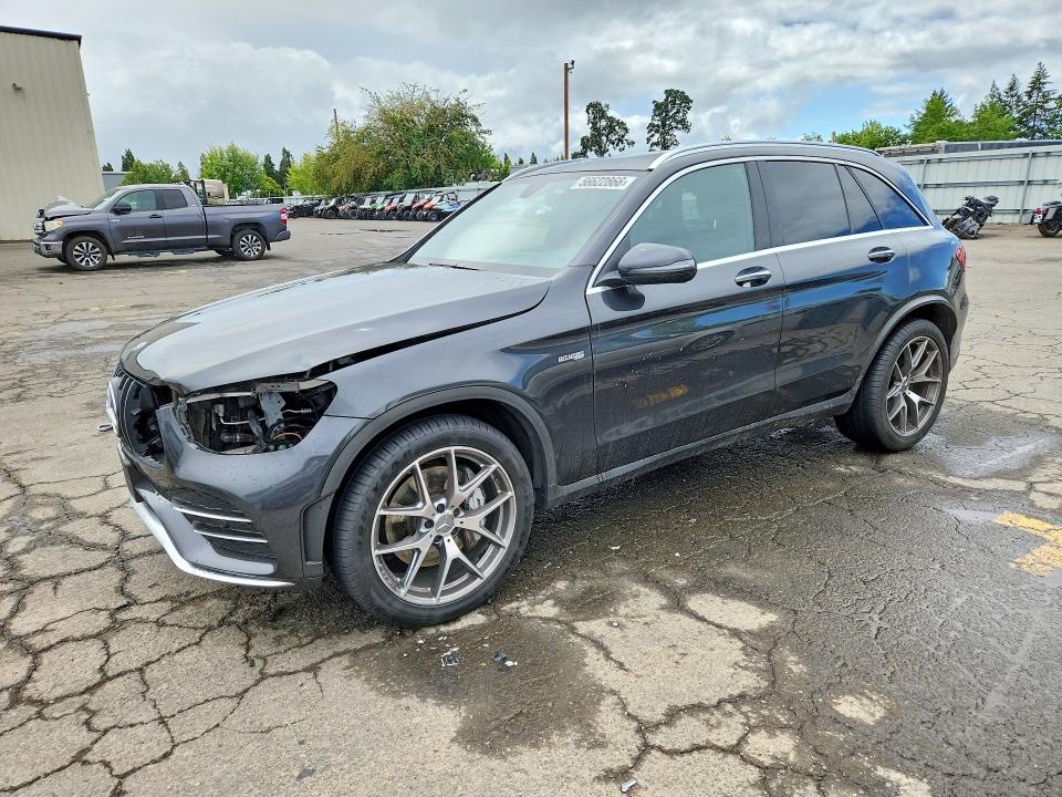 2020 Mercedes-benz Glc VIN WDC0G6EB1LF731265 COPART salvage auction — FRONT END, Or - Salvage Title Certificate, sold $15,000 on 2026-07-13 (photo 1)