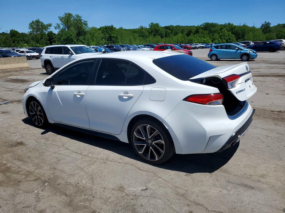 2020 Toyota Corolla VIN JTDP4RCEXLJ011536 COPART salvage auction — REAR END, Ny - Mv-907A Salvage Certificate, sold $4,700 on 2026-07-14 (photo 2)