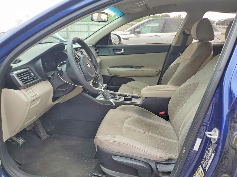2017 Kia Optima VIN 5XXGT4L39HG158334 COPART salvage auction — FRONT END, Al - Cert Of Title-Salvage Title, sold $825 on 2026-07-14 (photo 7)