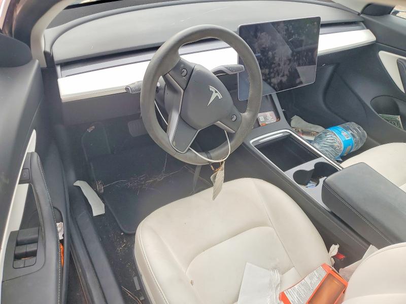 2021 Tesla Model 3 VIN 5YJ3E1EB7MF917989 COPART salvage auction — FRONT END, Nc - Dealer Only Clean Title, sold $10,300 on 2026-07-06 (photo 8)
