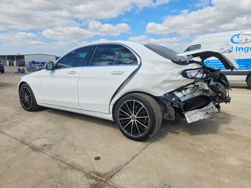 2020 Mercedes-benz C-klasse VIN WDDWF8DBXLR561704 COPART salvage auction — REAR END, Tx - Salvage Vehicle Title, sold $8,000 on 2026-08-06 (photo 2)