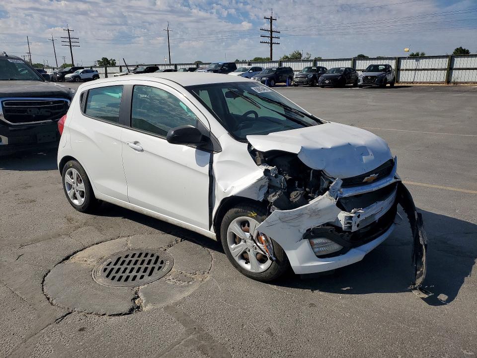2021 Chevrolet VIN KL8CB6SA3MC713956 COPART salvage auction — FRONT END, Id - Salvage Certificate Of Title, sold $900 on 2026-07-23 (photo 4)