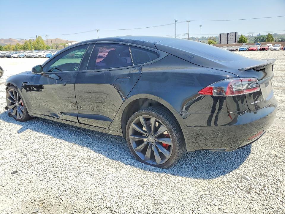 2017 Tesla Model s VIN 5YJSA1E44HF227552 COPART salvage auction — FRONT END, Ca - Salvage Certificate, sold $11,300 on 2026-07-08 (photo 2)