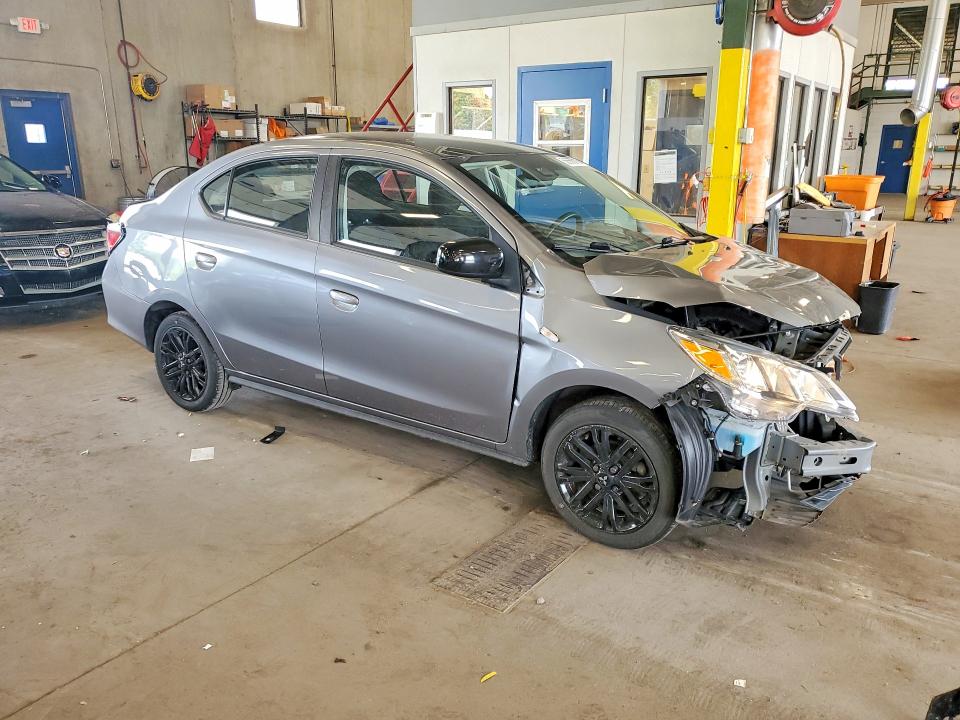 2023 Mitsubishi Mirage VIN ML32FUFJ6PHF00390 COPART salvage auction — FRONT END, Mn - Cert Of Title-Salvage, sold $2,000 on 2026-07-23 (photo 4)