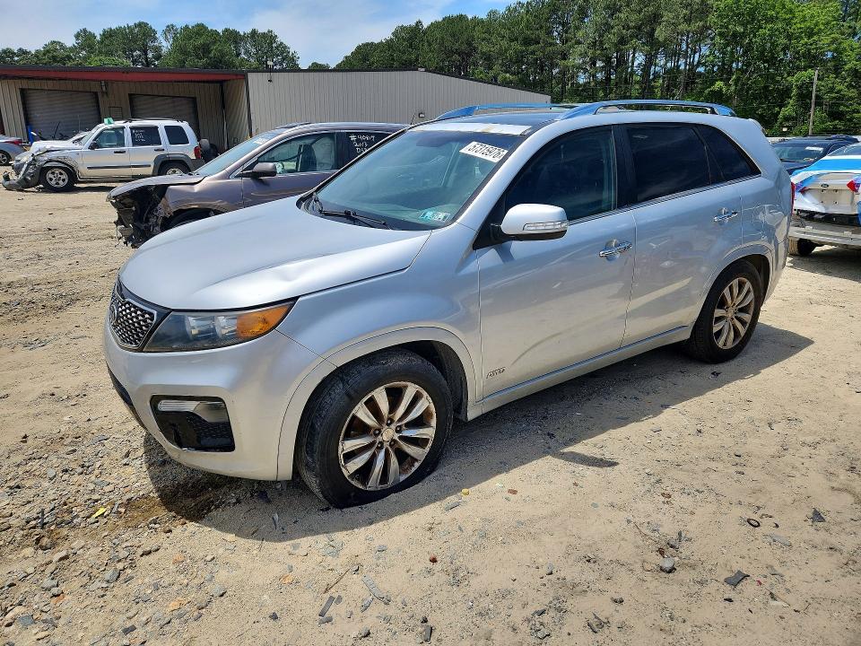 2012 Kia Sorento VIN 5XYKWDA24CG267249 COPART salvage auction — FRONT END, Mt - Certificate Of Title, sold $600 on 2026-07-28 (photo 1)