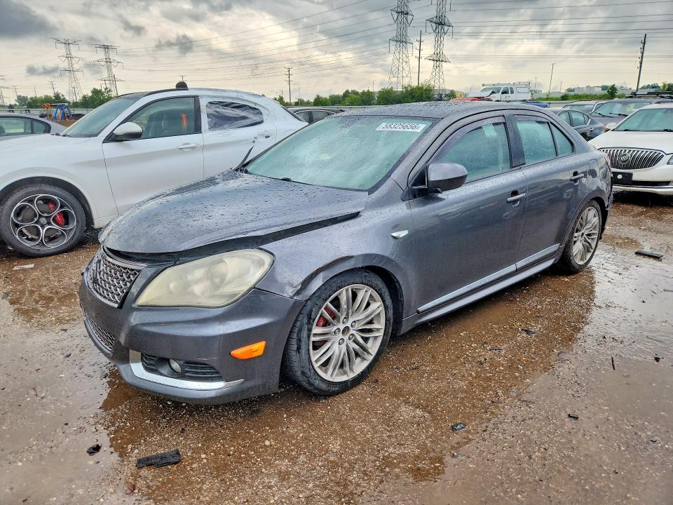 2011 Suzuki Kizashi VIN JS2RF9A88B6110301 COPART salvage auction — FRONT END, Il - Salvage Certificate, sold $250 on 2026-07-28 (photo 1)