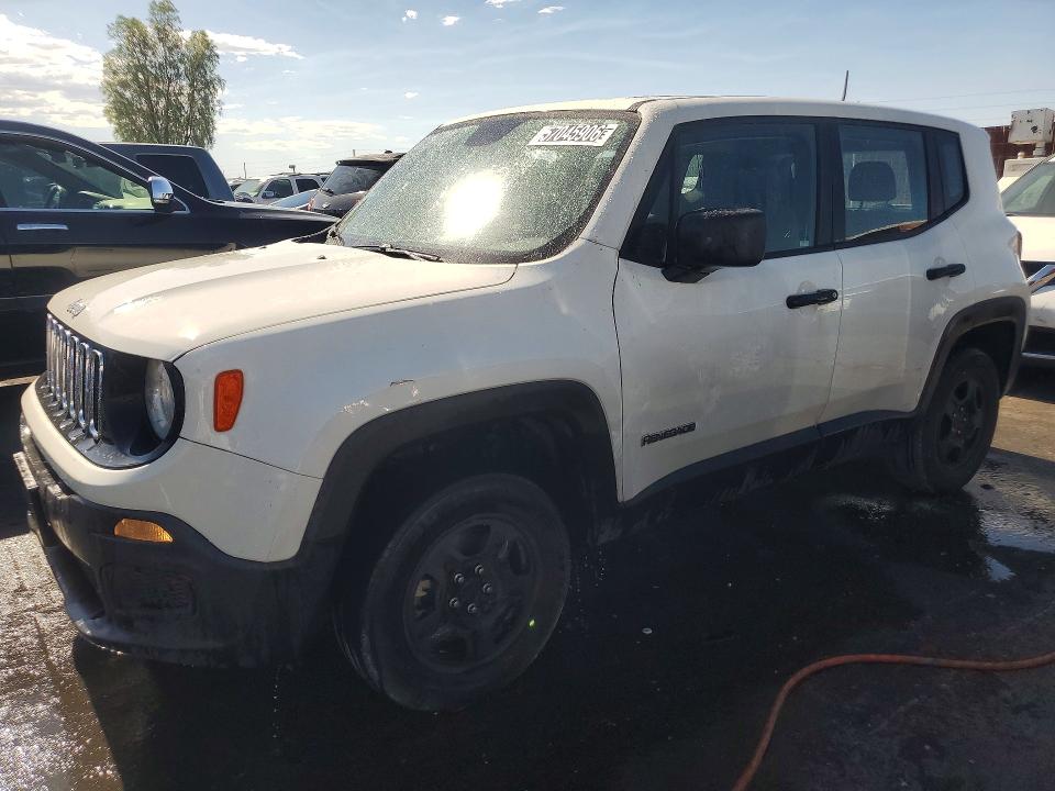 2018 Jeep Renegade VIN ZACCJBAB5JPH68557 COPART salvage auction — REAR END, Ca - Certificate Of Title, sold $3,500 on 2026-07-21 (photo 1)
