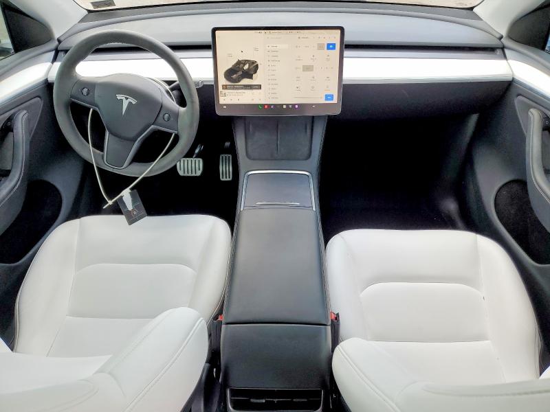 2025 Tesla Model y VIN 7SAYGDEF3SA343294 COPART salvage auction — FRONT END, Va - Cert Of Title - Salvage, sold $21,300 on 2026-07-22 (photo 8)