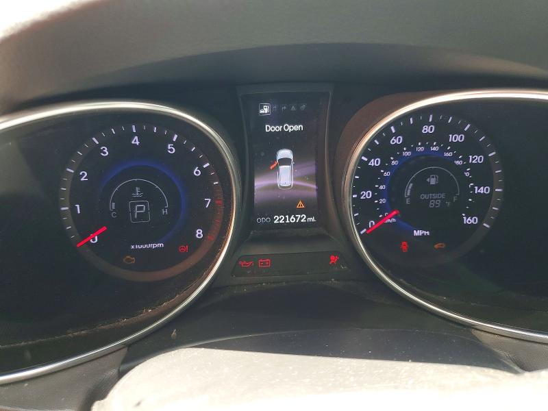 2014 Hyundai VIN 5XYZU3LB4EG142511 COPART salvage auction — FRONT END, Ca - Salvage Certificate, sold $675 on 2026-07-30 (photo 9)