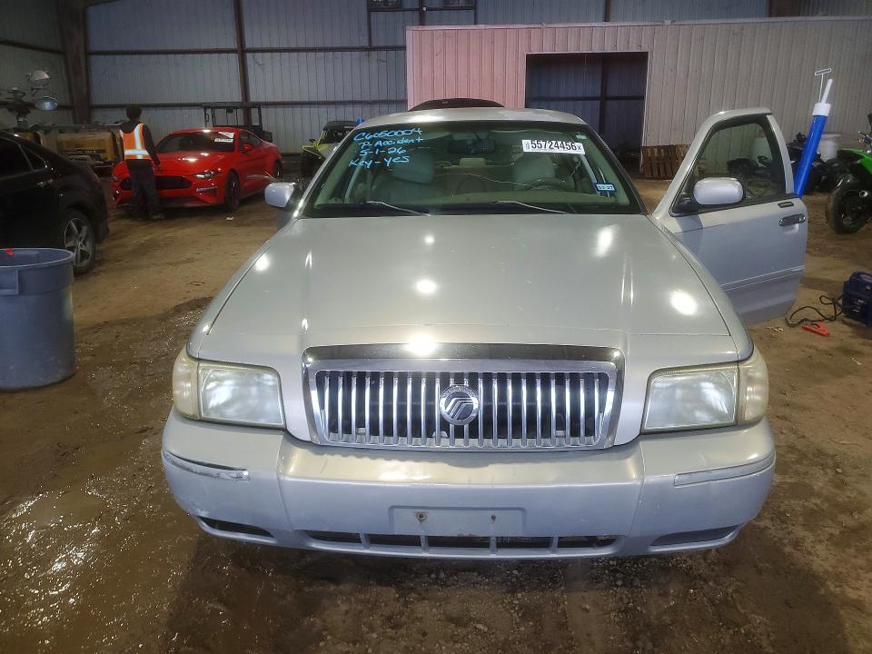 2006 Mercury Grand marquis VIN 2MEFM75V96X628014 COPART salvage auction — REAR END, TX - SALVAGE VEHICLE TITLE (P), sold $450 on 2026-07-09 (photo 5)
