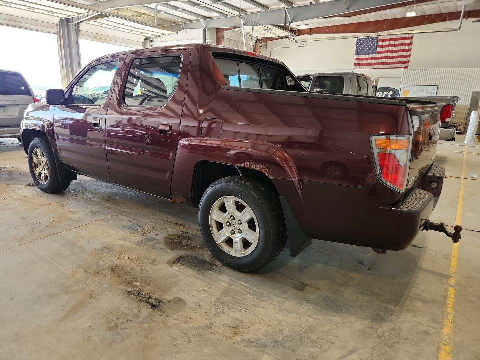 2008 Honda Ridgeline VIN 2HJYK16588H508676 COPART salvage auction — SIDE, Ne - Cert Of Title-Salvage, sold $700 on 2026-07-28 (photo 2)