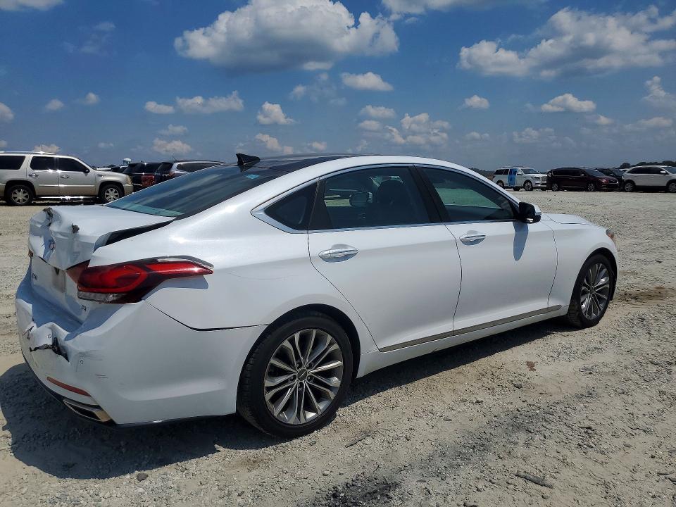 2017 Genesis VIN KMHGN4JEXHU176281 COPART salvage auction — REAR END, Ga - Cert Of Title-Salvage, sold $1,000 on 2026-07-08 (photo 3)