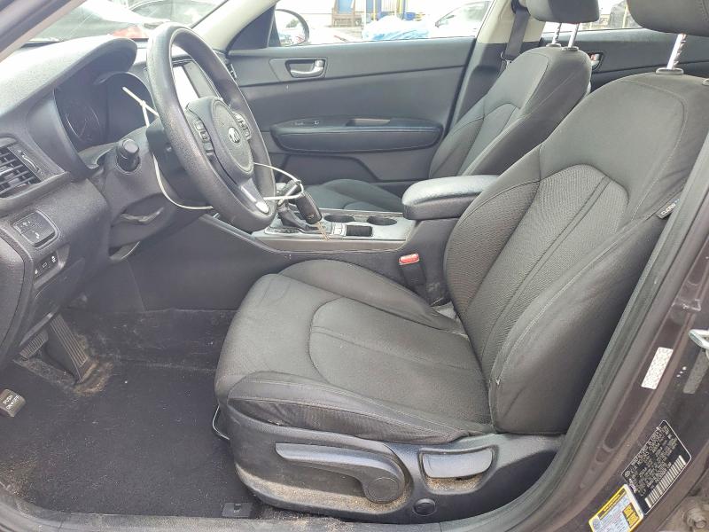 2018 Kia Optima VIN KNAGT4L36J5211711 COPART salvage auction — FRONT END, Pa - Certificate Of Salvage, sold $800 on 2026-07-07 (photo 7)
