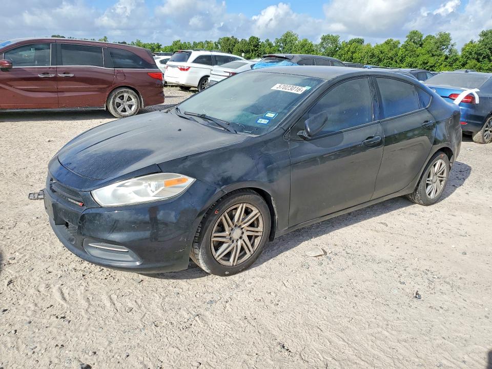 2016 Dodge Dart VIN 1C3CDFAA3GD683282 COPART salvage auction — FRONT END, Tx - Salvage Vehicle Title, sold $525 on 2026-07-10 (photo 1)