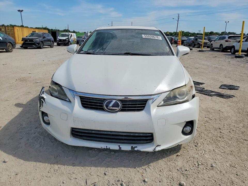 2013 Lexus Ct VIN JTHKD5BH9D2134267 COPART salvage auction — FRONT END, In - Cert Of Title-Salvage Title, sold $2,700 on 2026-07-24 (photo 5)