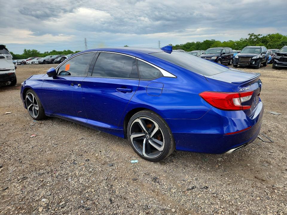 2020 Honda Accord VIN 1HGCV1F37LA072626 COPART salvage auction — SIDE, Il - Certificate Of Title, sold $1,600 on 2026-07-09 (photo 2)