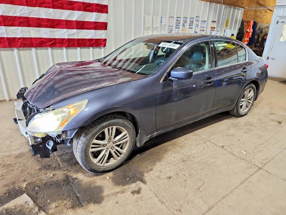 2012 Infiniti G37 VIN JN1CV6AR7CM675679 COPART salvage auction — FRONT END, AK - CERTIFICATE OF VEHICLE TITLE, sold $125 on 2026-07-21 (photo 1)