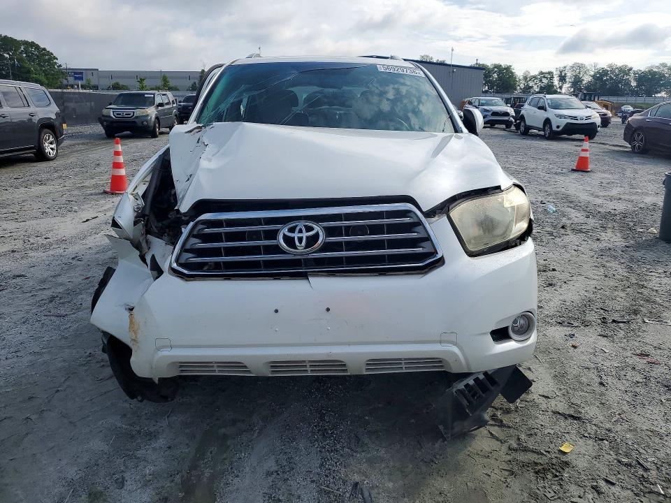 2009 Toyota Highlander VIN JTEES42A392123740 COPART salvage auction — FRONT END, Sc - Cert Of Title-Salvage, sold $850 on 2026-07-27 (photo 5)